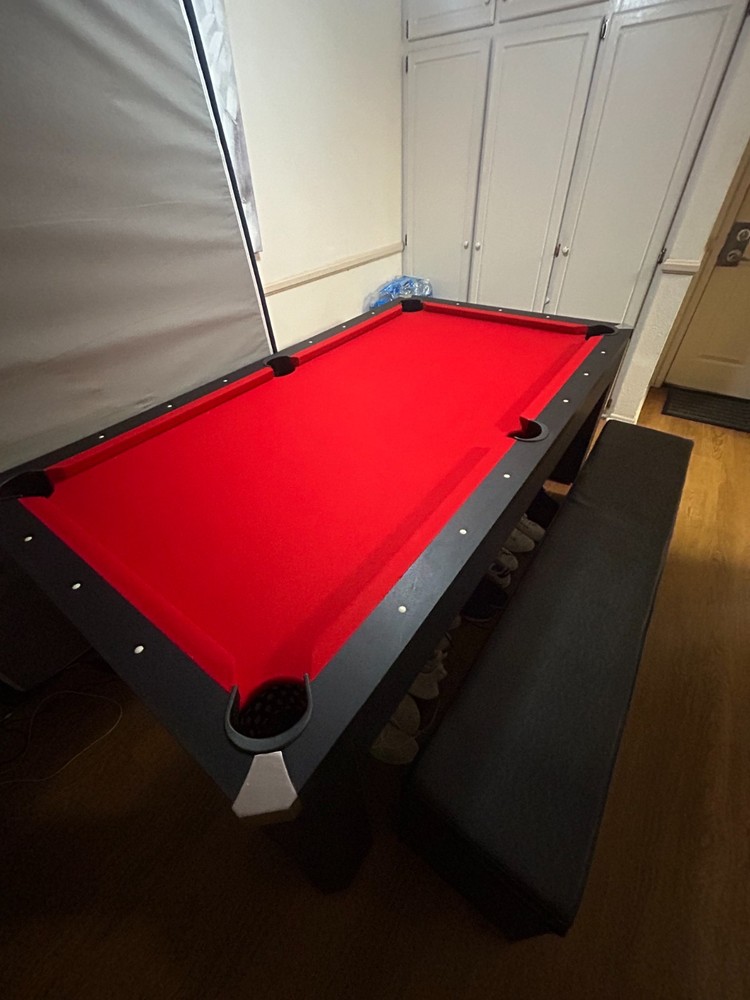 3 in 1 table (ping pong, pool table and dining table)