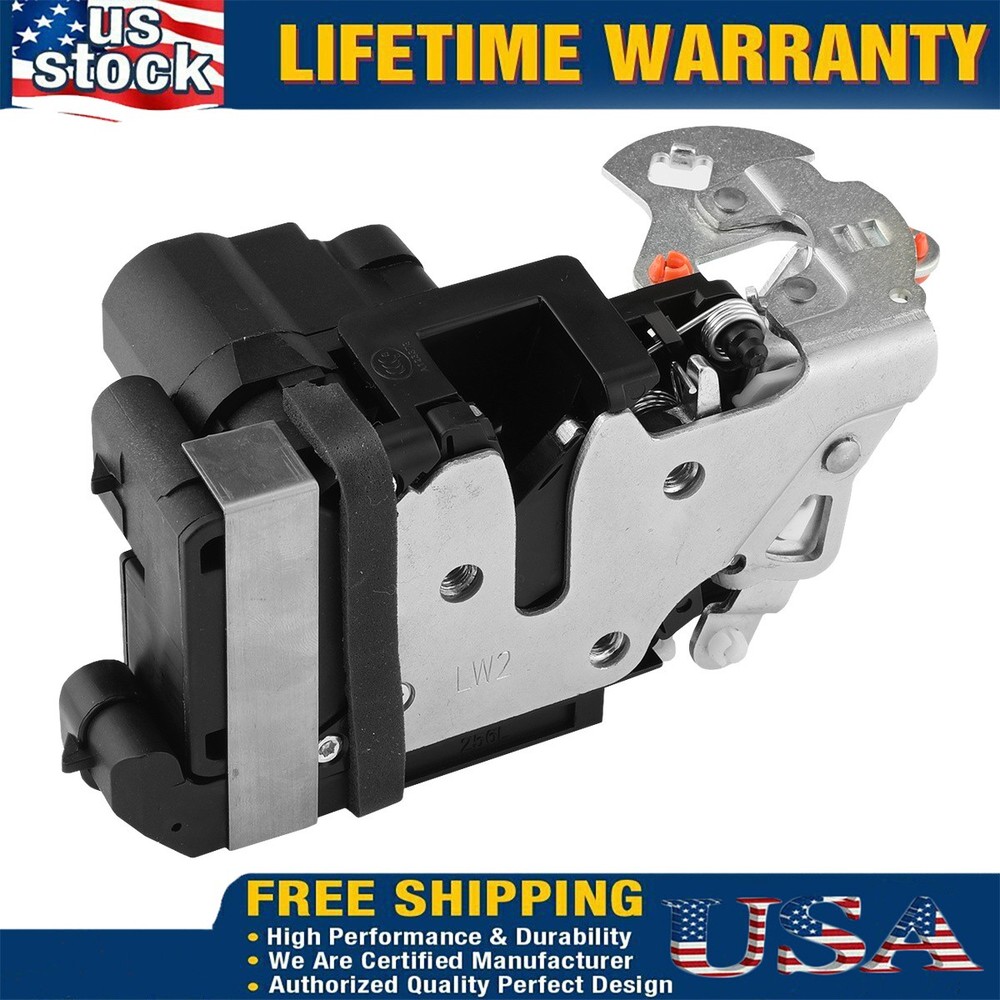 Front Door Lock Actuator Latch Left Driver Side for 2000-07 Chevy Silverado GMC