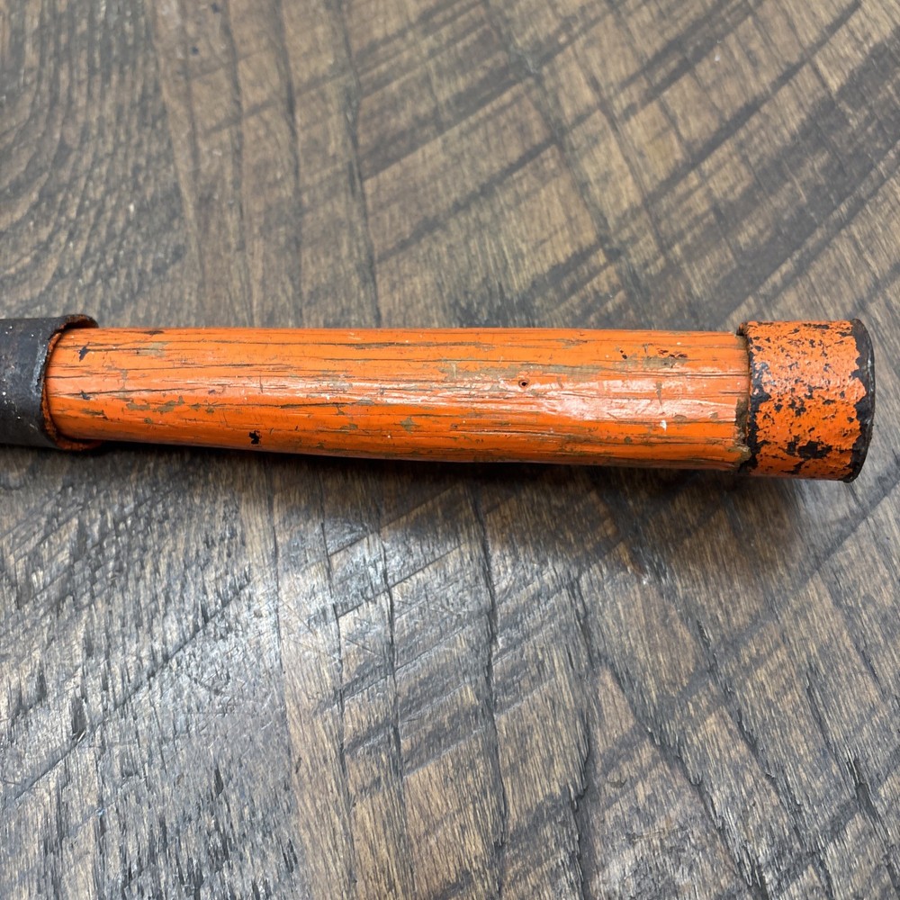 Vintage 15” Ashok Orange Handle Sheffield Chisel