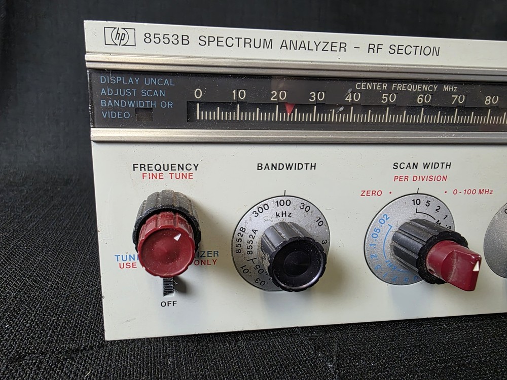 HP SPECTRUM ANALYZER RF SECTION 8553B