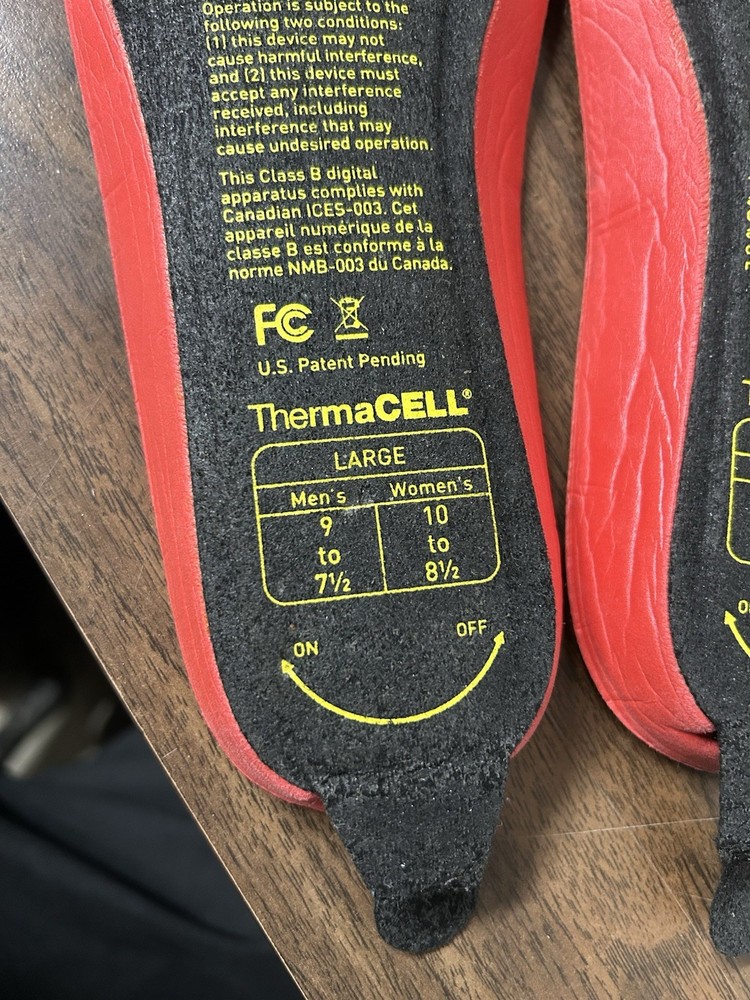 Therma Cell Heating Soles