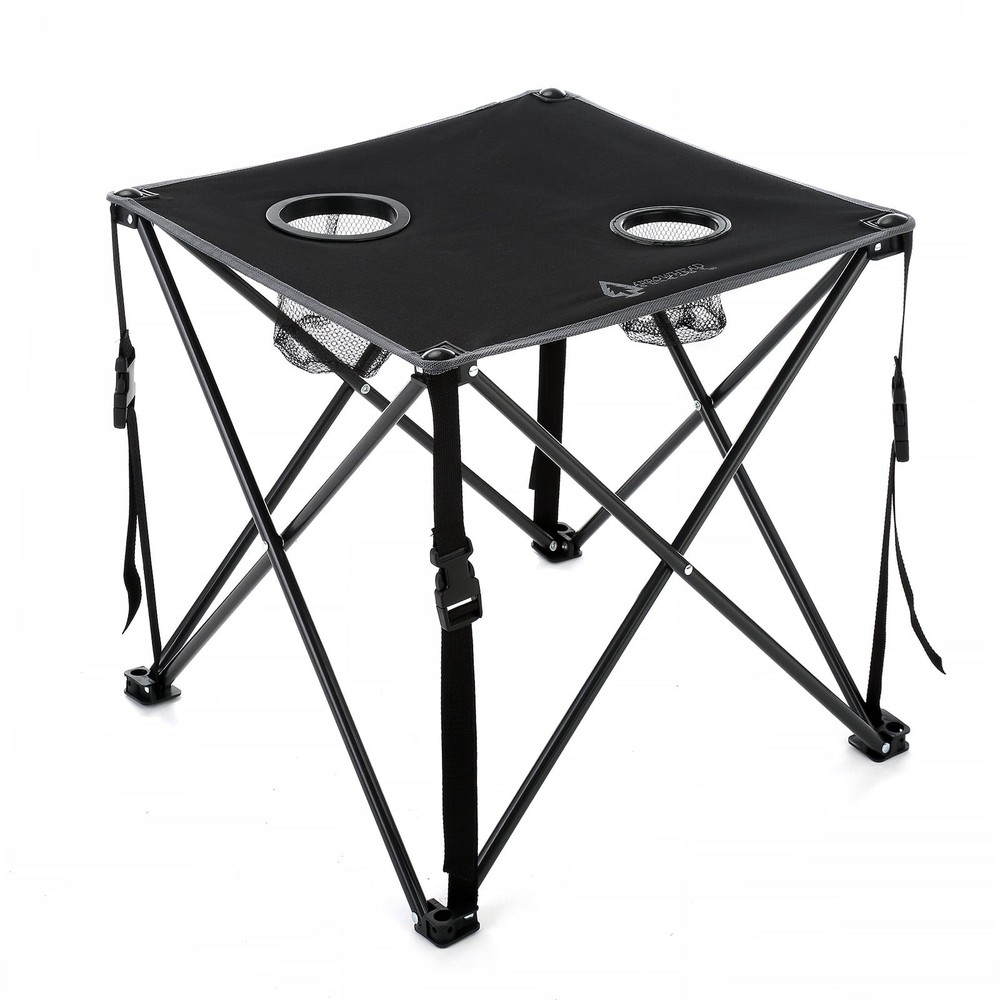 ARROWHEAD KKS0341U CHARCOAL BLACK PORTABLE FOLDABLE TABLE
