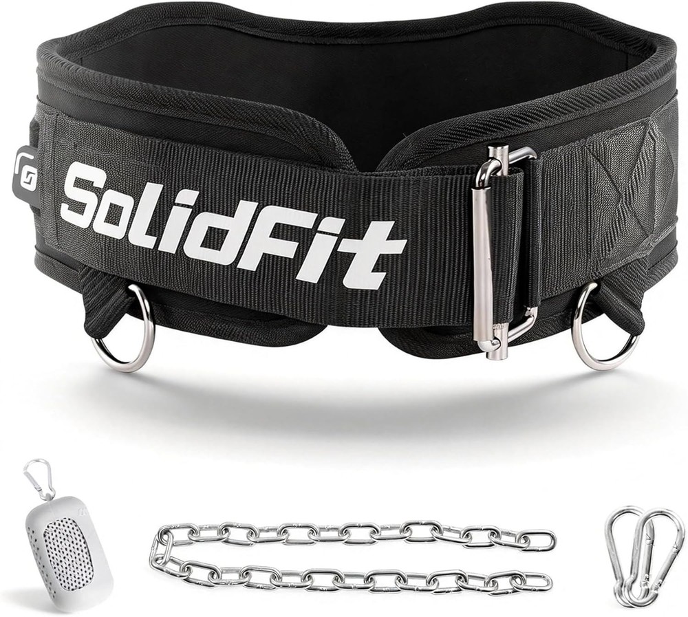 Self Locking Multi Purpose Dip Belt for Weight Plates