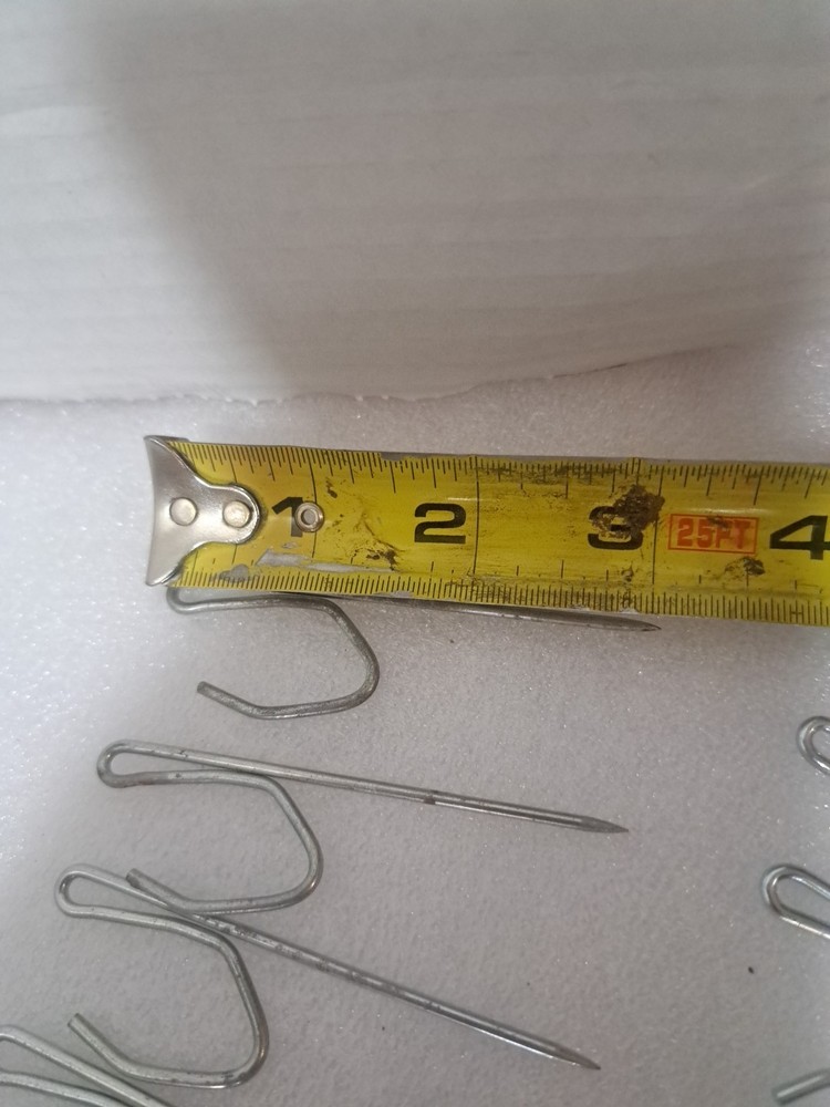 95 Assorted Drapery Pin Hook, Curtain Pin hooks Read Description For Sizes