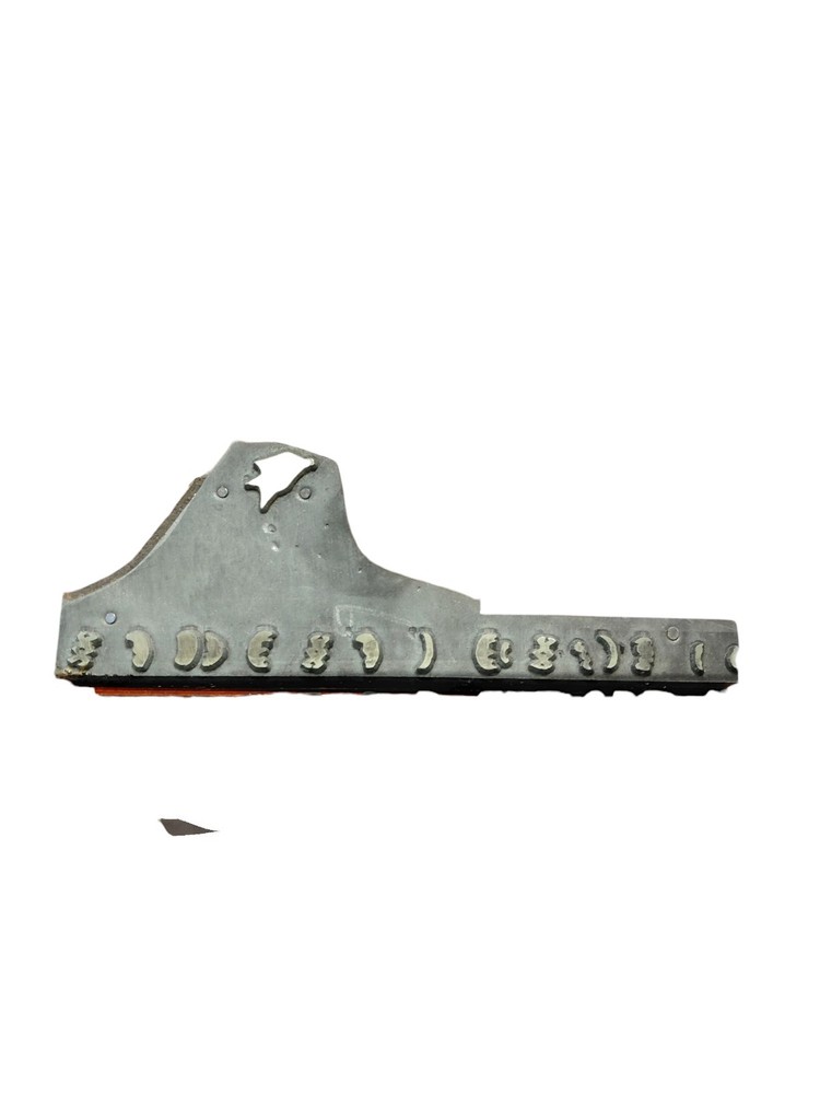 Printing Letterpress Printer Type Block Mountain Volcano