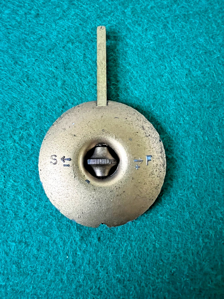 Vintage Smiths clock pendulum centre adjust clock spares 5cm diameter