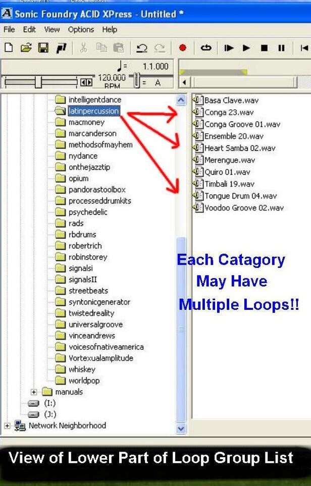 Factory Original Acid Loops Sample CD from Sonic Foundry