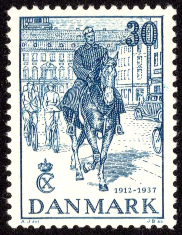 Denmark Scott 261 Unused hinged.