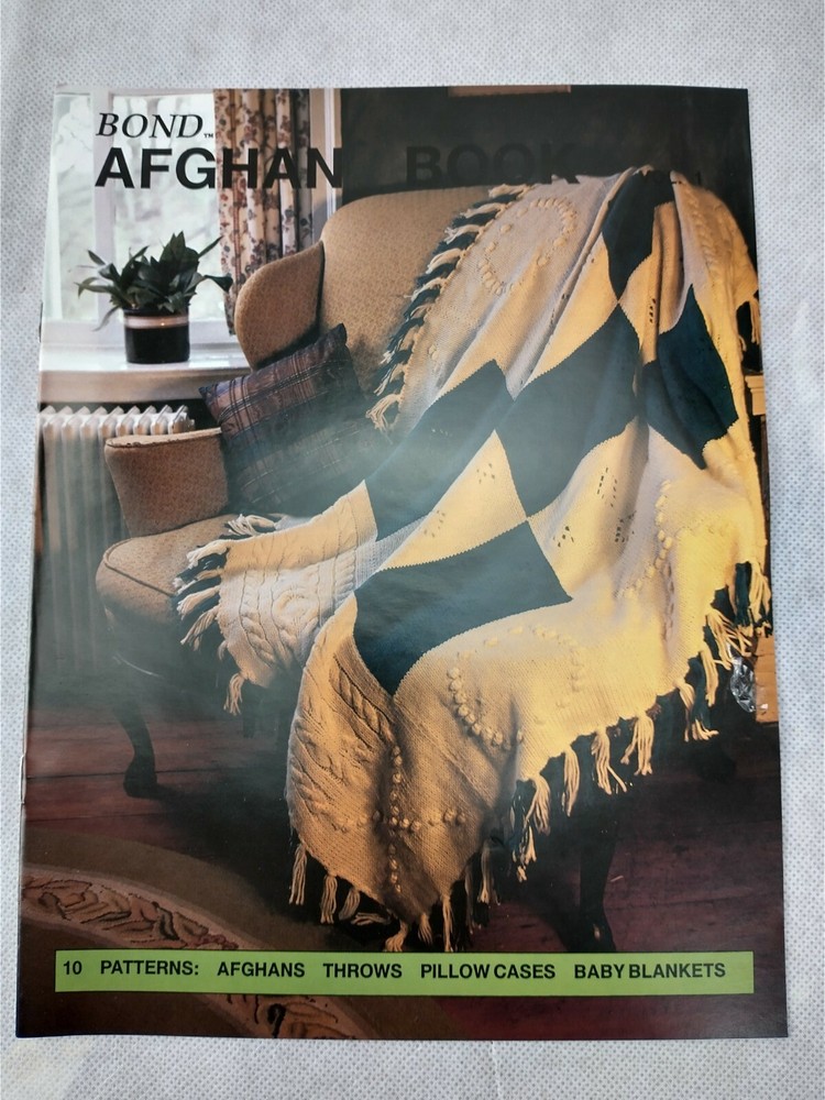 Afghan Pattern book for Bond USM Ultimate Sweater knitting Machine Pattern BooK