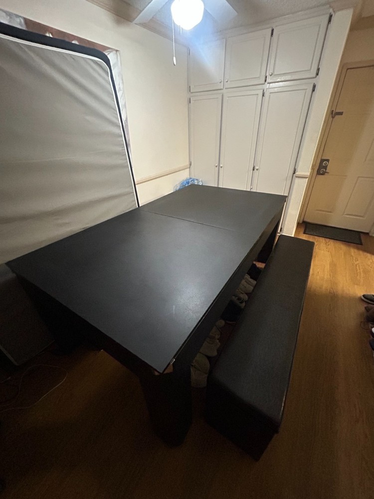 3 in 1 table (ping pong, pool table and dining table)