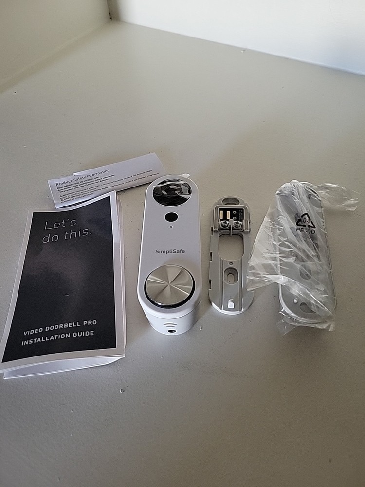 SimpliSafe SimpliCam Video Doorbell Pro SSDB3 (Wired) Open Box