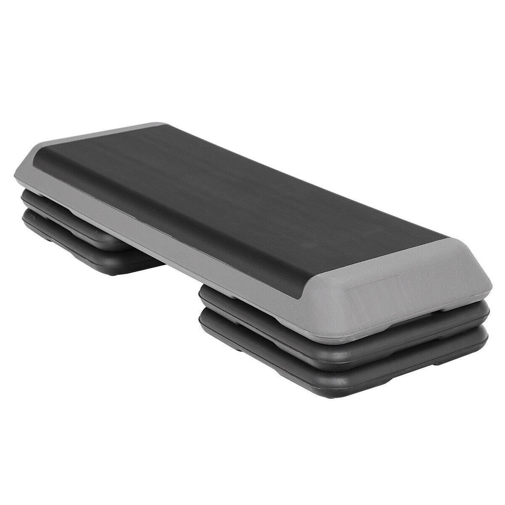 3 Colors Aerobic Step Platform with 4''-6''-8'' Adjustable Risers for Exercise