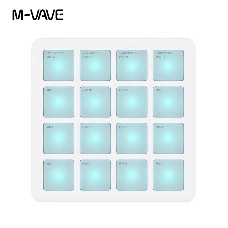 M-VAVE SMC-PAD POKET Wireless MIDI Controller Portable for Percussion Keyboards