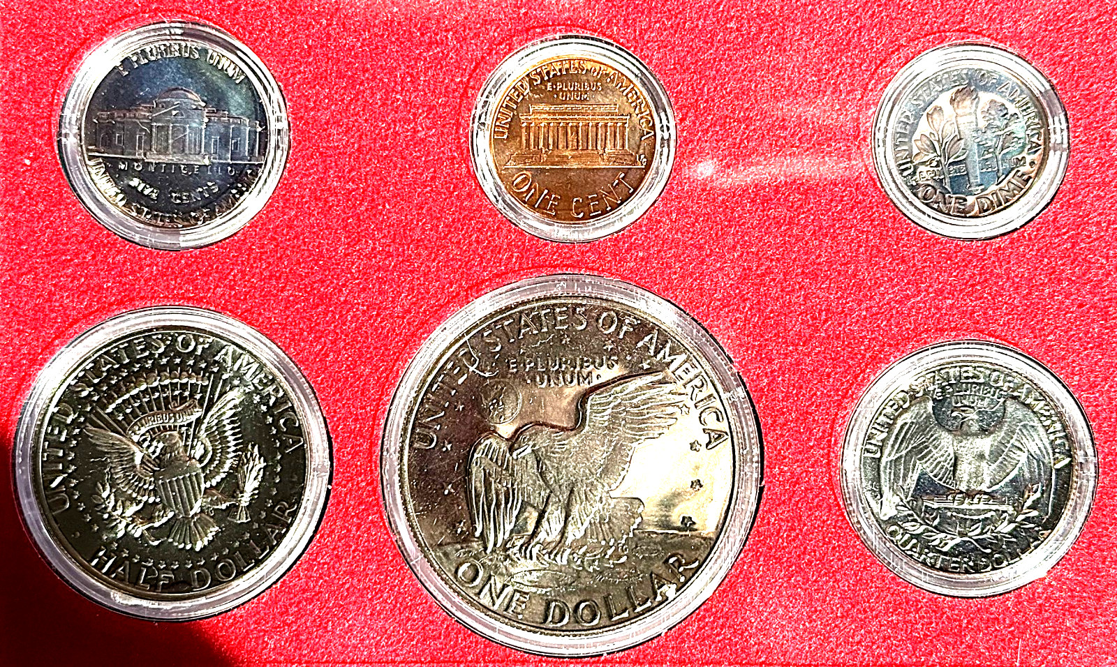 1973-S PROOF SET / EXTREMELY RARE / HARD TO FIND / UNC / ONLY (2,760.339) MINTED