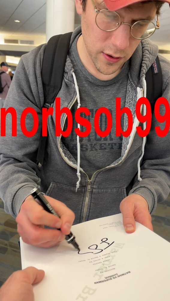 JESSE EISENBERG SIGNED AUTOGRAPH BATMAN V. SUPERMAN SCRIPT w/EXACT PROOF & COA