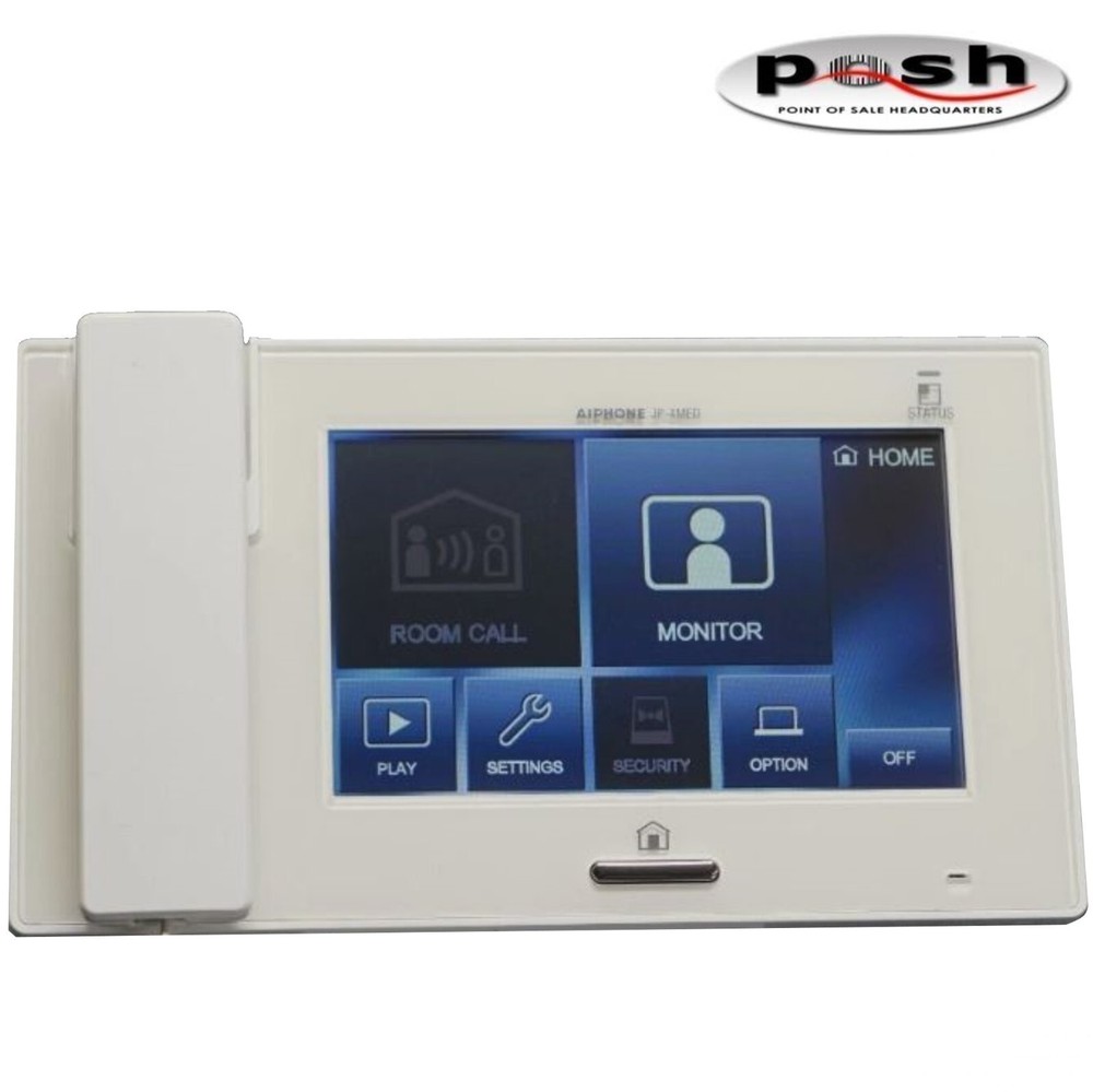 NEW – Aiphone JP-4MED Hands-Free Master Station – 7" Touchscreen Video Intercom