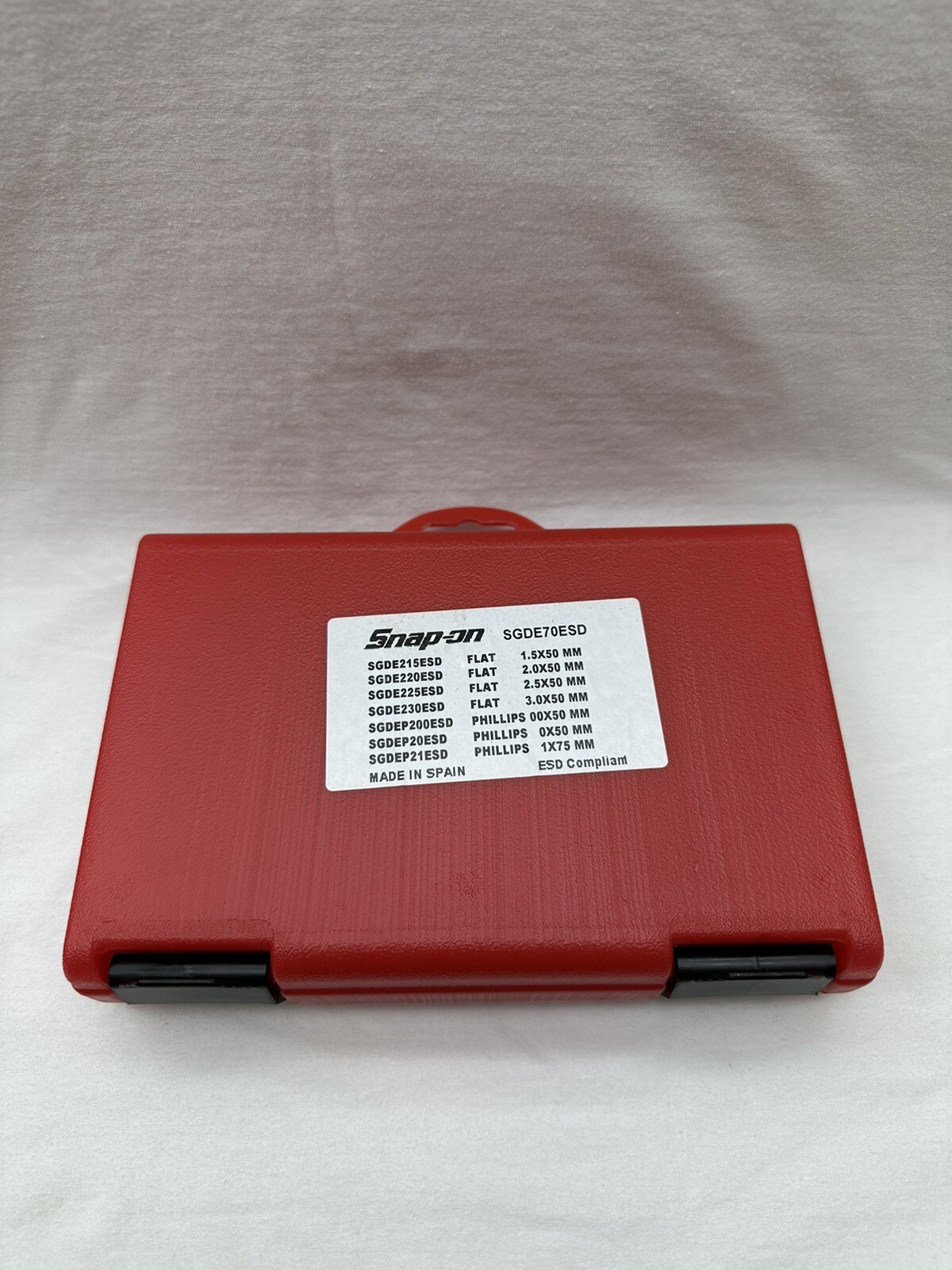 Snap-on 7 PC Miniature Electronic Screwdriver Set SGDE70ESD