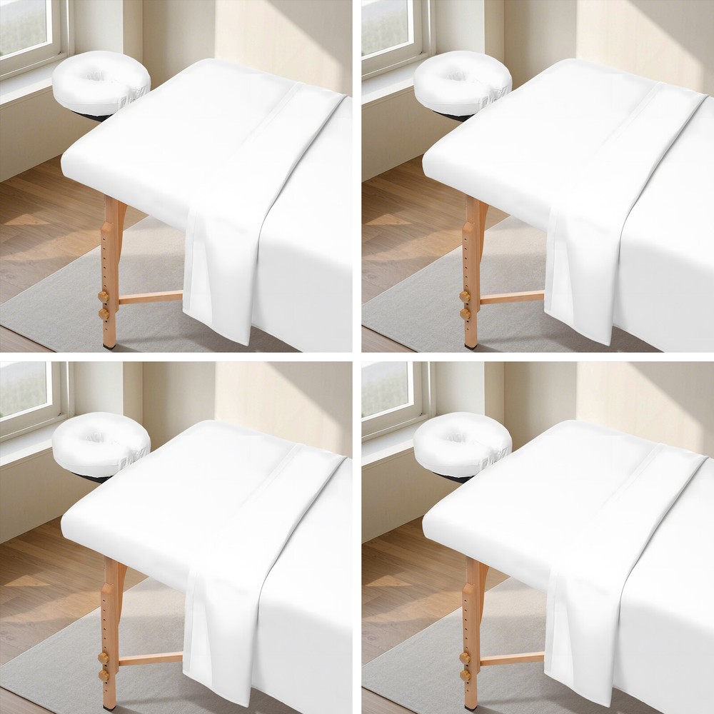 4 Sets 3 Piece Set Premium Microfiber Massage Table Sheets Set, Ultra-Light Set