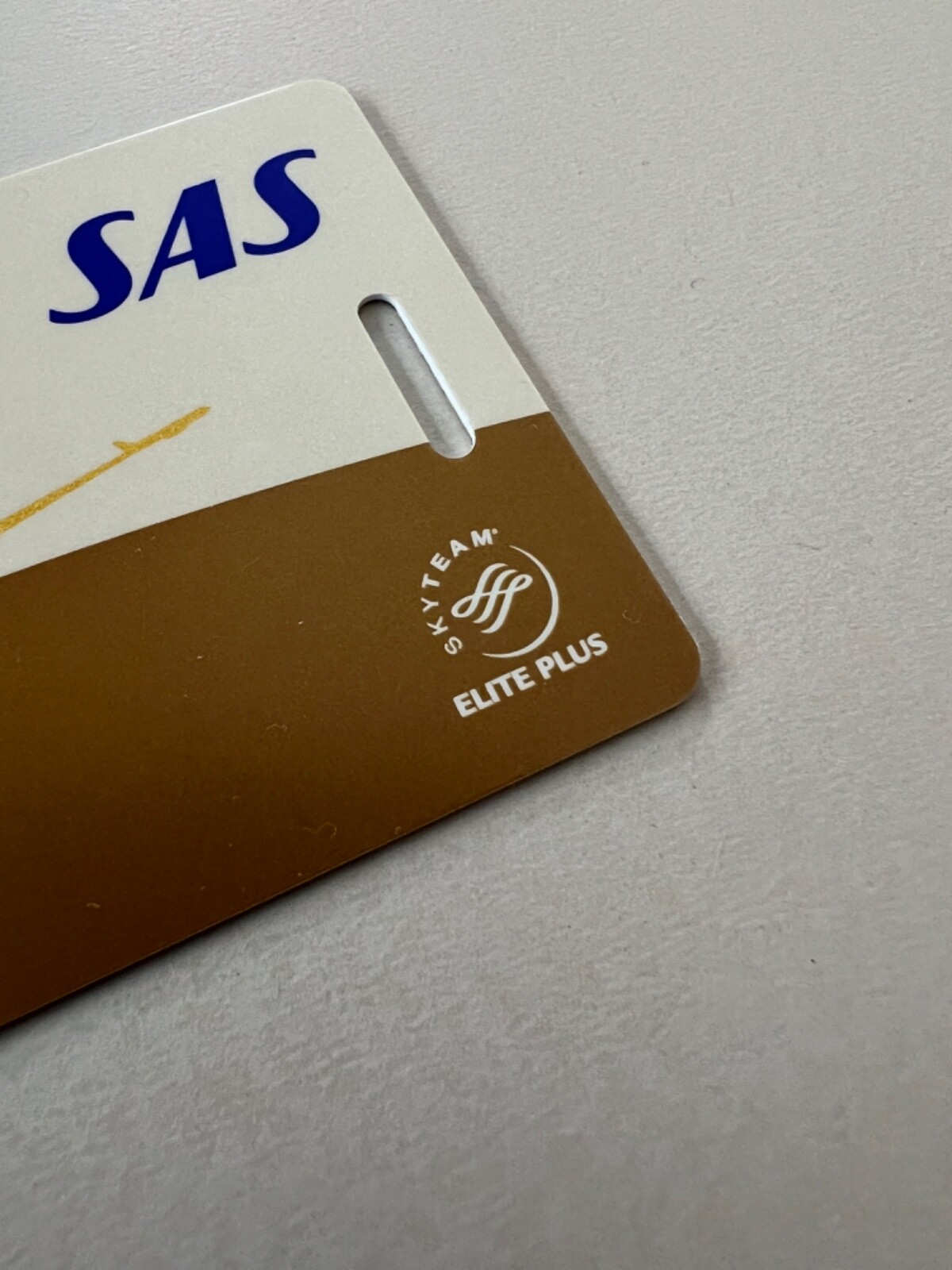 New 2024 - Scandinavian Airlines (SAS) - SkyTeam Elite Plus - Luggage Bag Tag