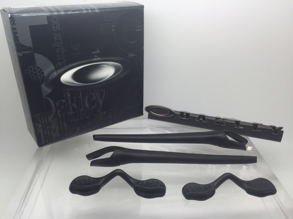 AUTHENTIC OAKLEY RADAR EV EVOLUTION EAR SOCKS & NOSE PADS KIT BLACK Temple Tips