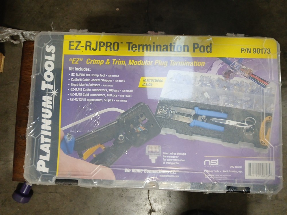 Platinum Tools 90173 EZ-RJPRO Termination Pod