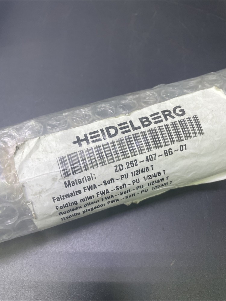 Heidelberg Folding Roller Ink Form Roller ZD.252-407-BG-01