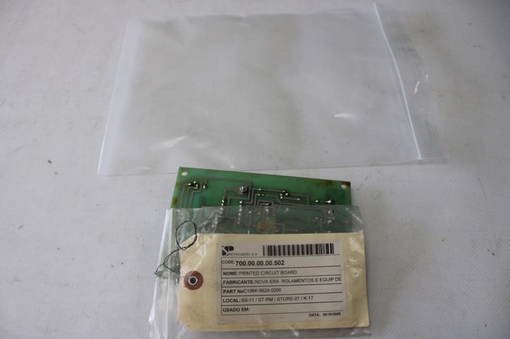 NOVA ERA ROLAMENTOS E EQUIP DE C106K-6628-0200 PCB BOARD