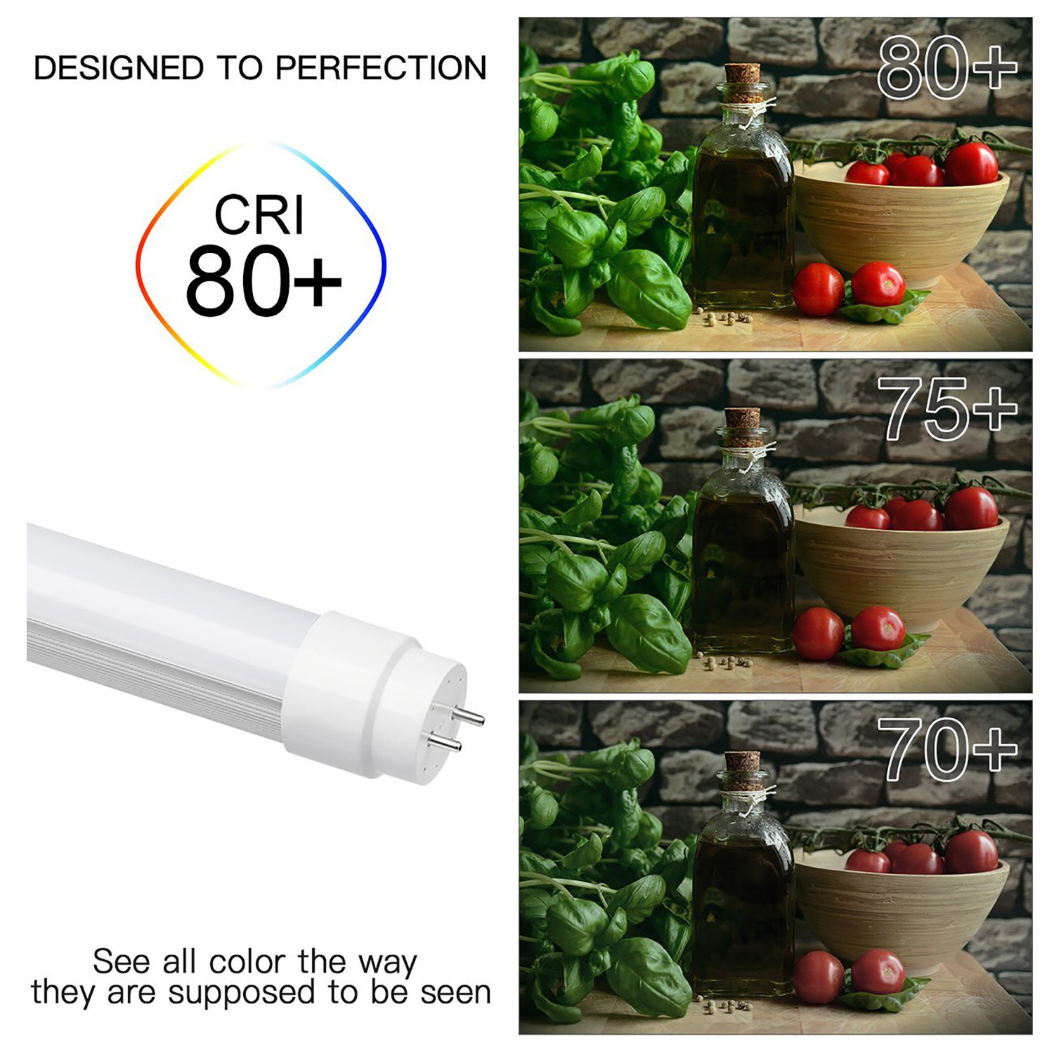 10-100 PACK LED G13 4FT 4 Foot T8 Tube Light Bulbs 18W 6000-6500K Cool White