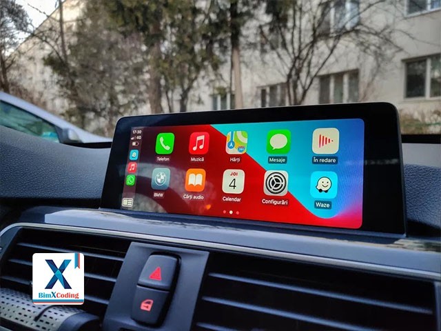 BMW NBT EVO iD4 to iD6 flash upgrade with CarPlay Full Screen