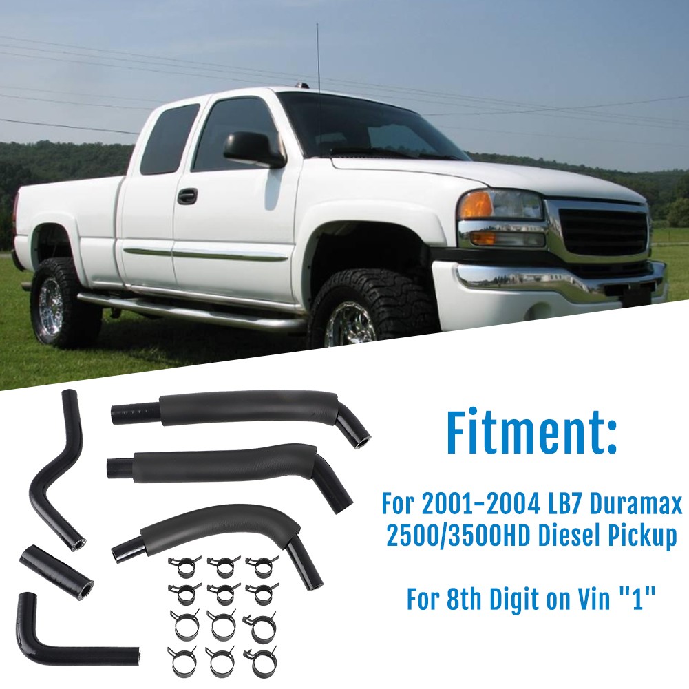 For Deluxe LB7 Duramax Low Pressure Fuel Line Hose Kit 2001-04 6.6L ​​97216067​