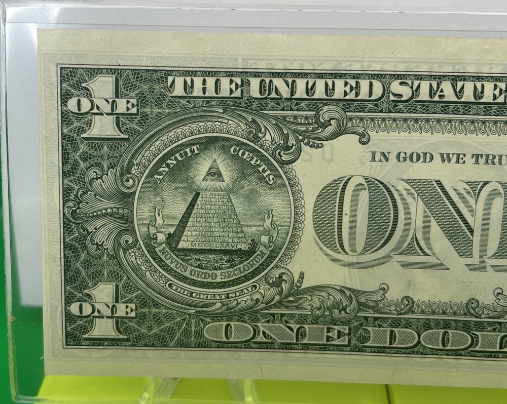 2021 $1 Bill - 💵 Cutting Error & Shifted Overprint! MODERATE MULTI-ERROR NOTE!