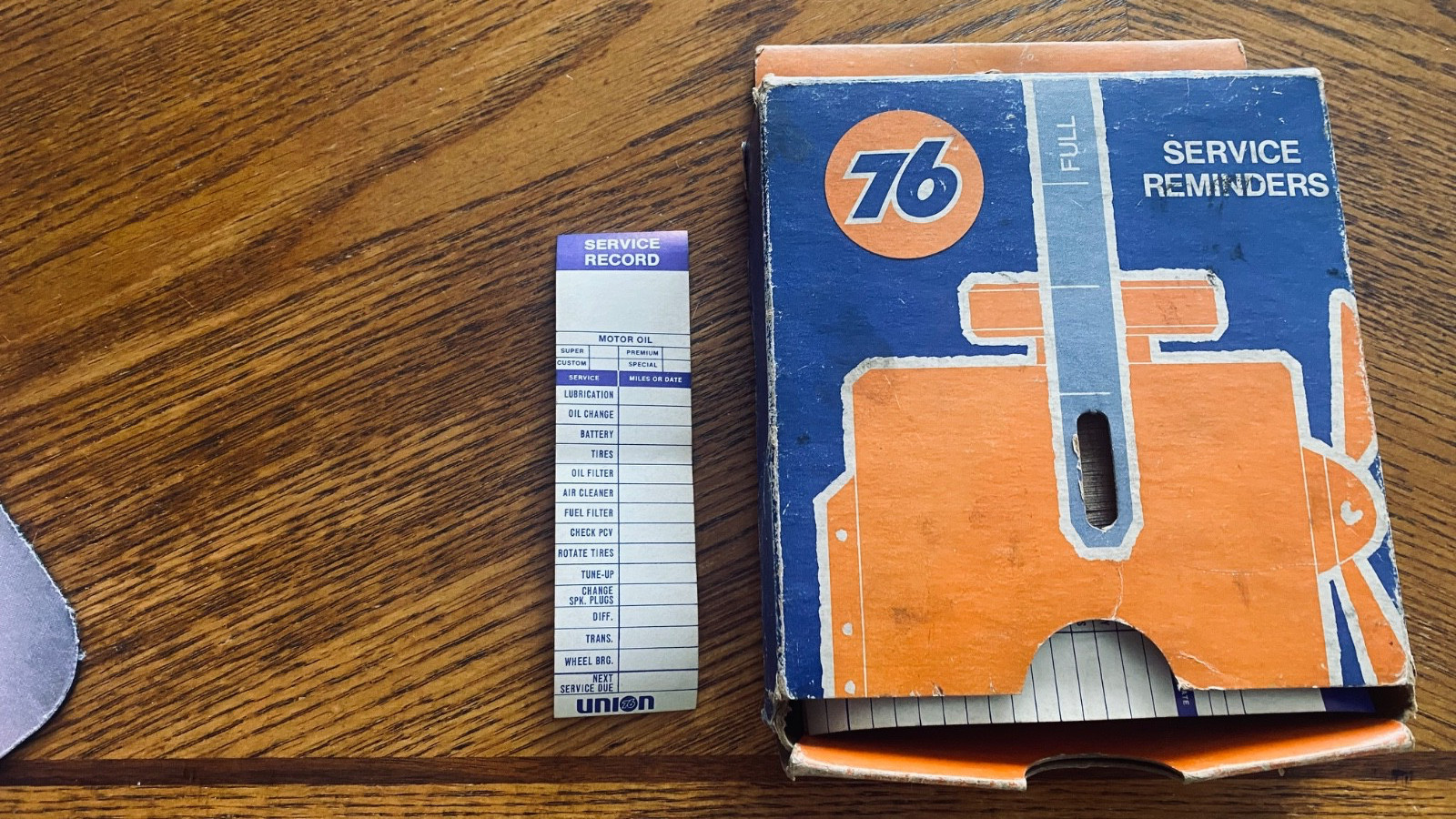 RARE VINTAGE UNION-76 OIL-GAS DOOR JAM STICKERS