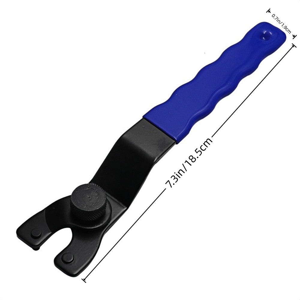 Adjustable Pin Wrench Spanner for Angle Grinders Miter Saws 0.5-1.25in Range