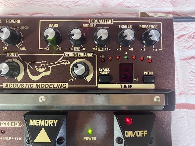Boss AD-8 Acoustic Multi-Effect Guitar Processor Pedal fast ship with BOX