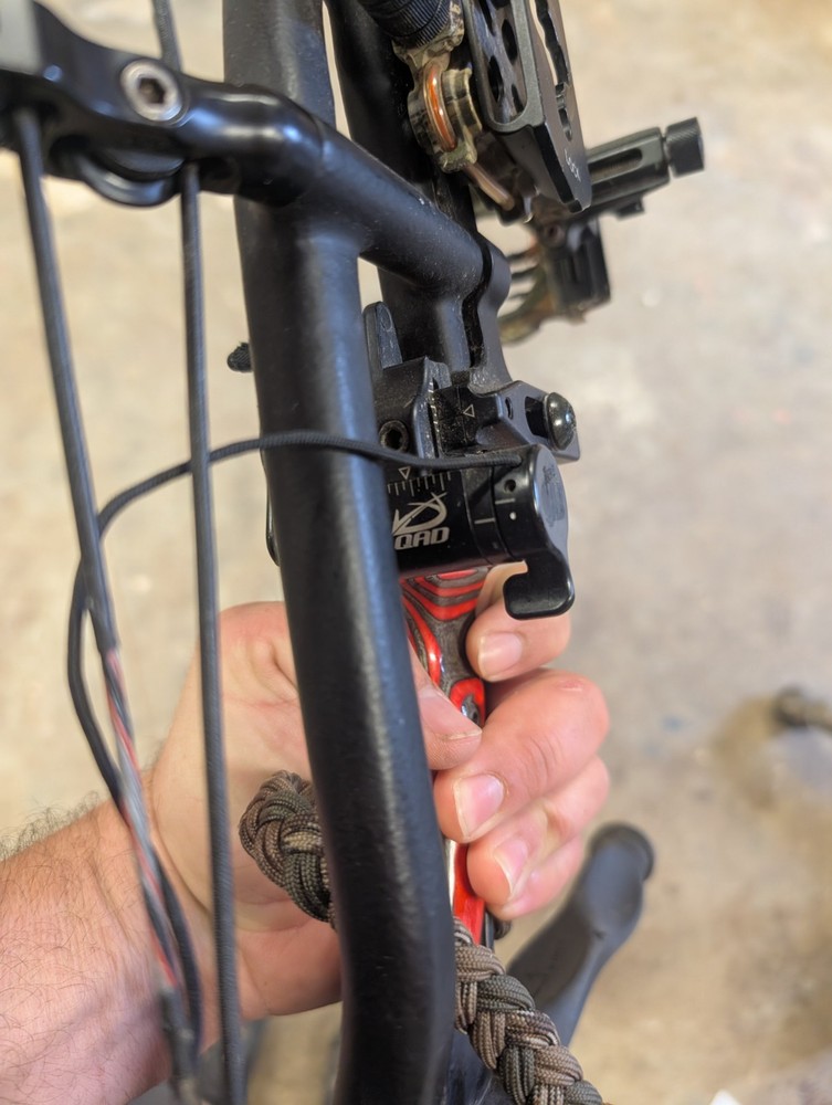 Hoyt Carbon Matrix Compound Bow Loaded