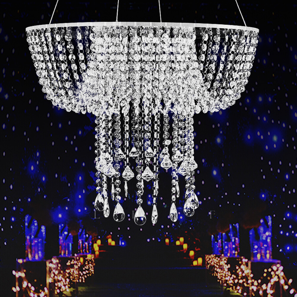 Wedding Cake Stand 80cm Crystal Bead Regular Impact-resistant, Rust-resistant