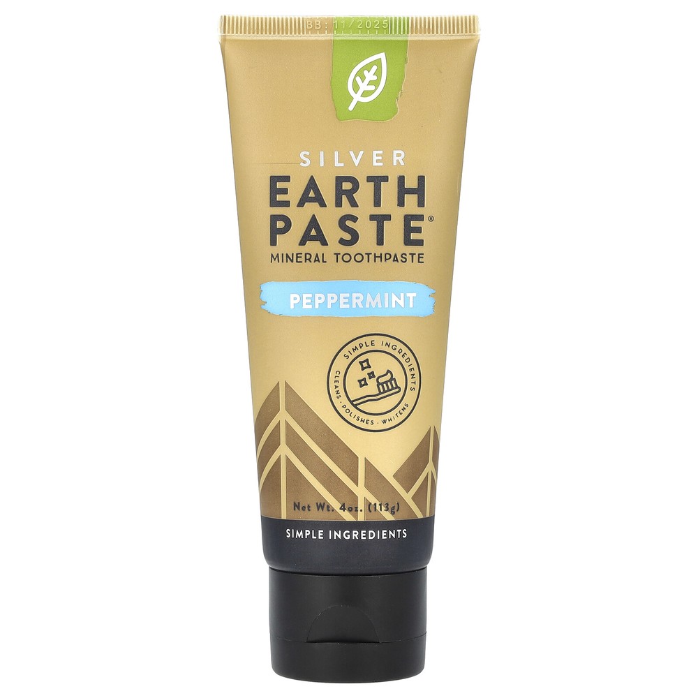 Silver Earth Paste®, Mineral Toothpaste, Peppermint, 4 oz (113 g)