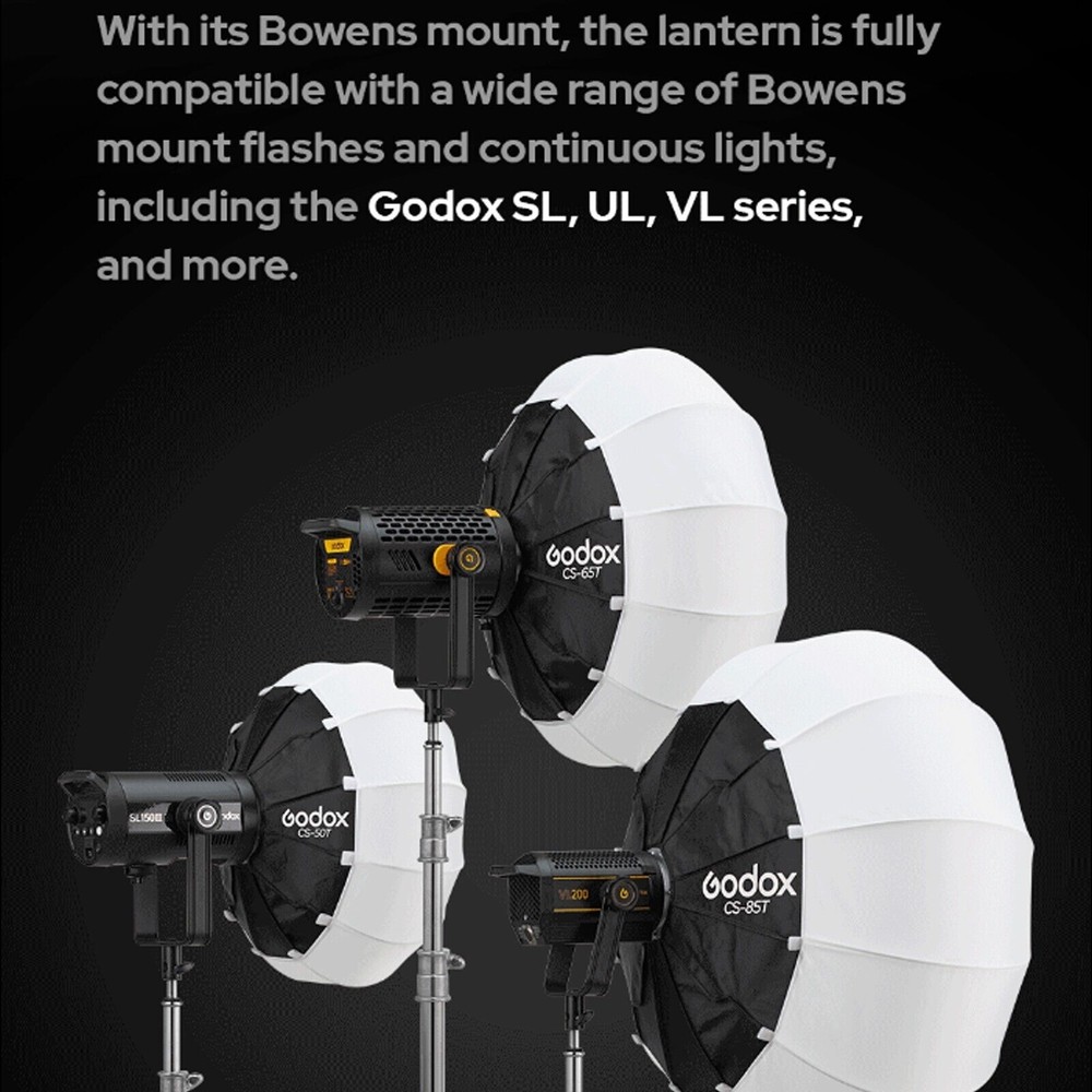 Godox CS-85T 85cm/33.4inch Lantern Softbox Light Modifier Bowens Mount SoftBoxes