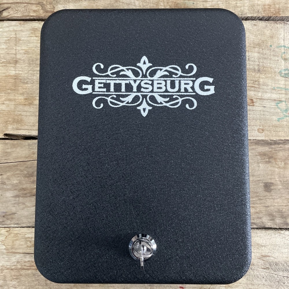 Gettysburg Personal Portable Security Safe Gun Lock Box with Key