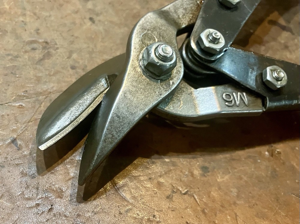 Wiss M6 Offset Left Aviation Snips • Made USA