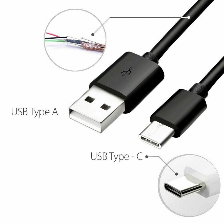 USB Type C Cable Fast Charging USB-A to USB-C For Samsung Series S21 S10 Note10+