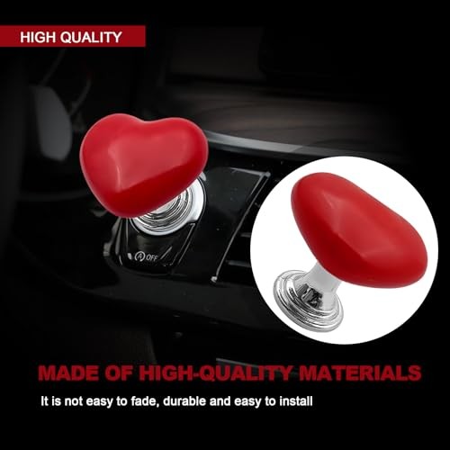 Car Push to Start Button Cover One Touch Engine Start Stop Ignition Switch Red