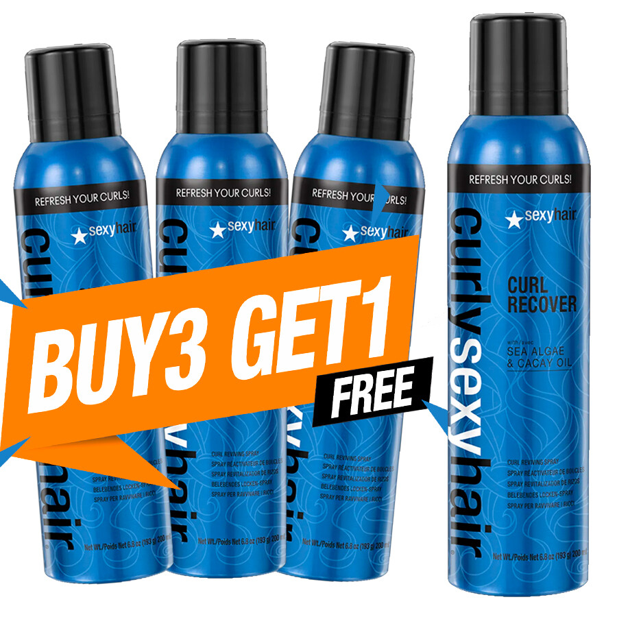 SexyHair Curl Recover Curl Reviving Spray 6.8 oz - Buy 3 Get 1 Free