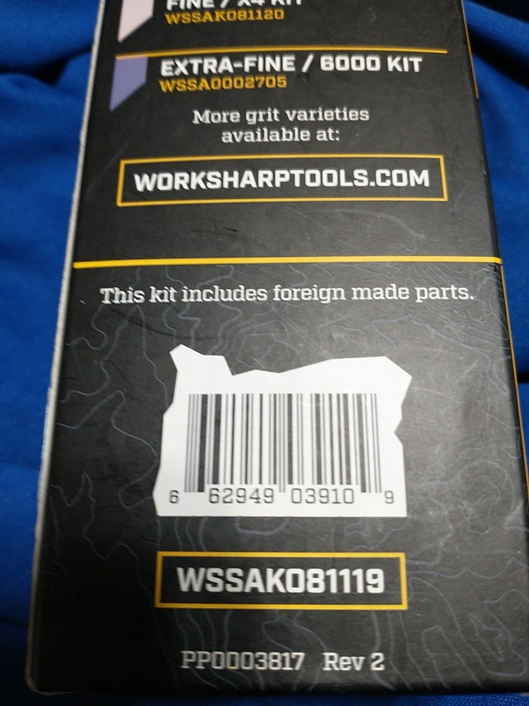 Work Sharp Knife & Tool Sharpener MEDIUM Grit Replacement Belt Kit WSSAK081119