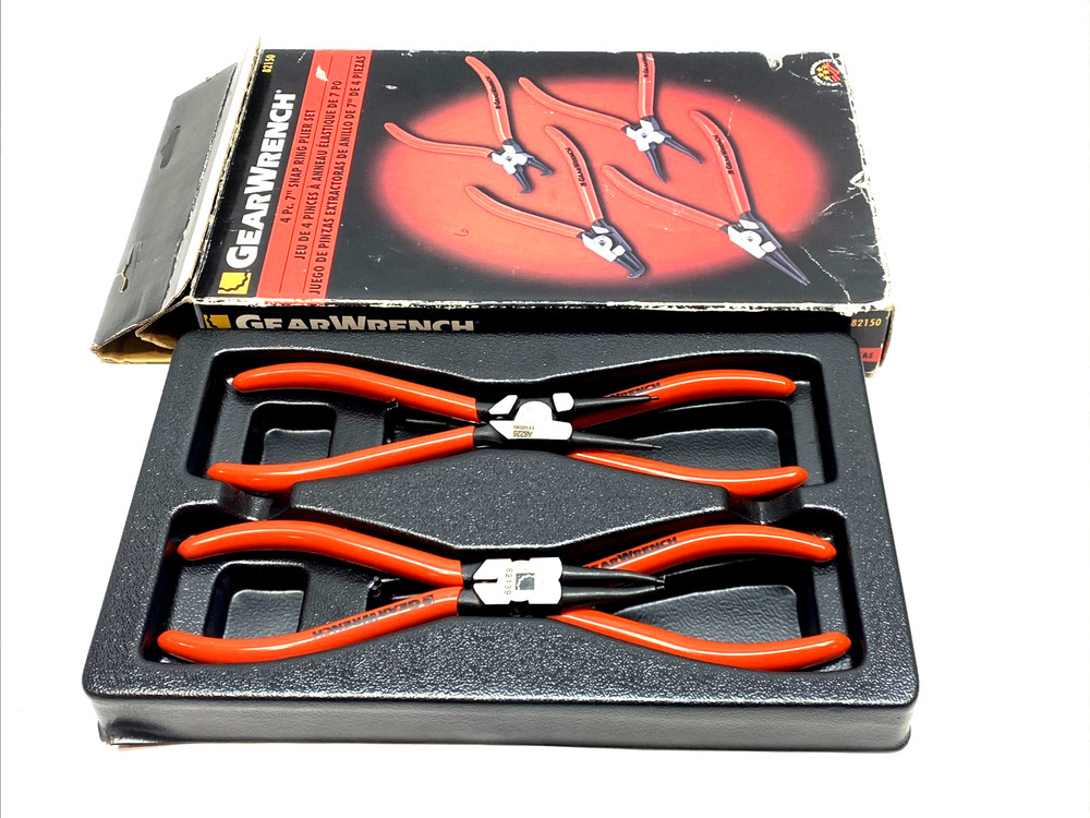 GearWrench 82150 4pc Snap Ring Plier Set 7"