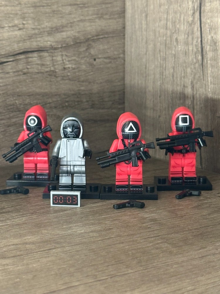 Squid Games GENERIC BRICK MOC FIGURES FULL SET