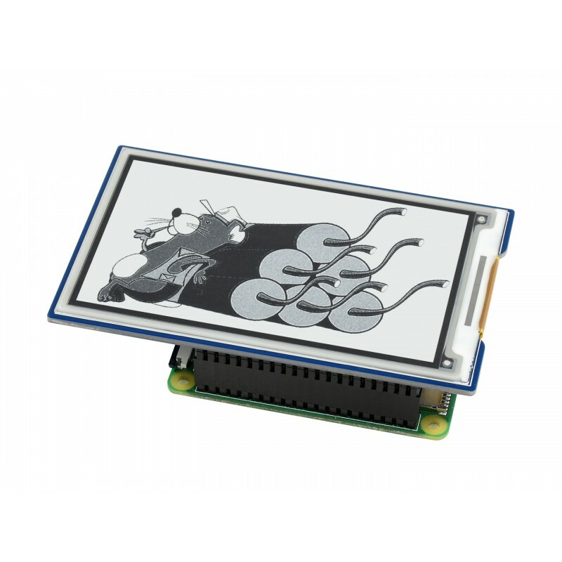 Waveshare 3.7inch E-Paper E-Ink Display HAT SPI For Raspberry Pi 480×280 4 Grey
