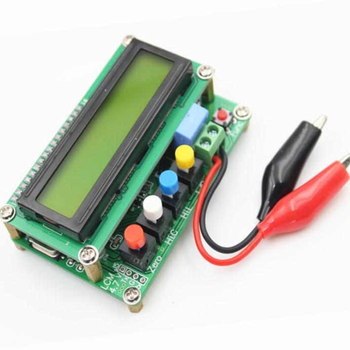 High Precise Digital LCD Capacitance meter inductance table tester & Test clip