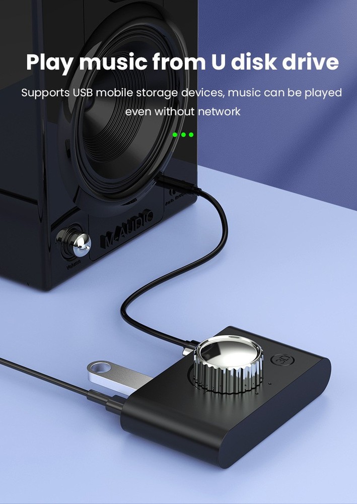 Bluetooth 5.4 Audio Receiver 3D Stereo Optical Coaxial USB For Old Audio Systems