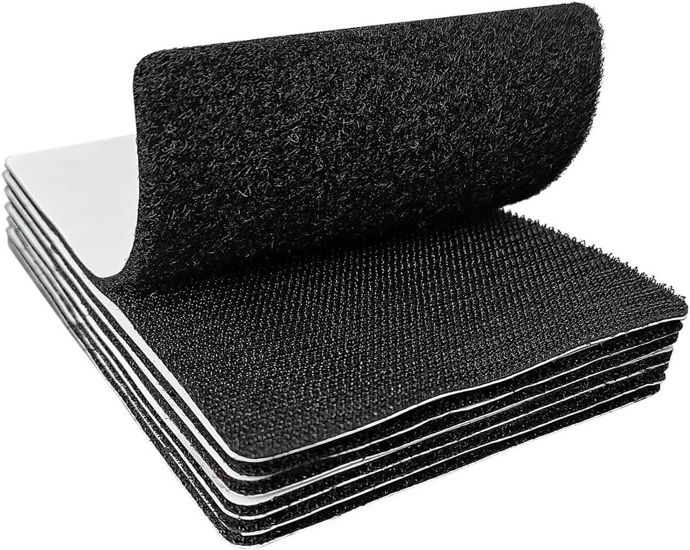 Versatile 4x6 inch Hook and Loop Strips - Perfect for Sewing & Home Projects